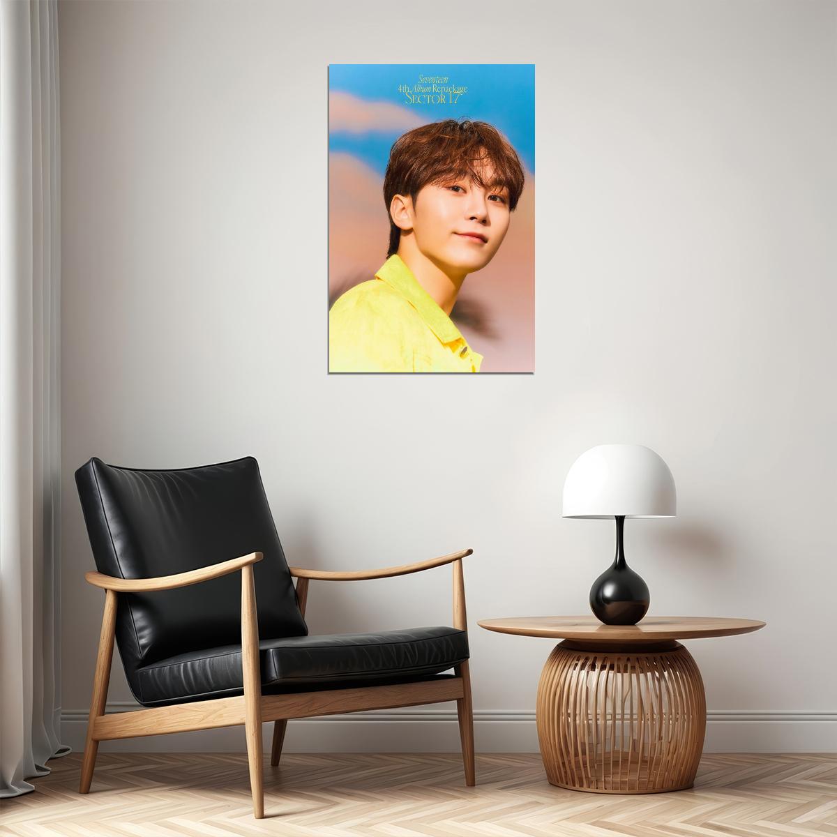 SEUNGKWAN Seventeen SECTOR 17 Concept Photo Music Poster KPop Aesthetic Kpop Male Boys Group Boy Band Trendy Photocard Style for Kpop Fans