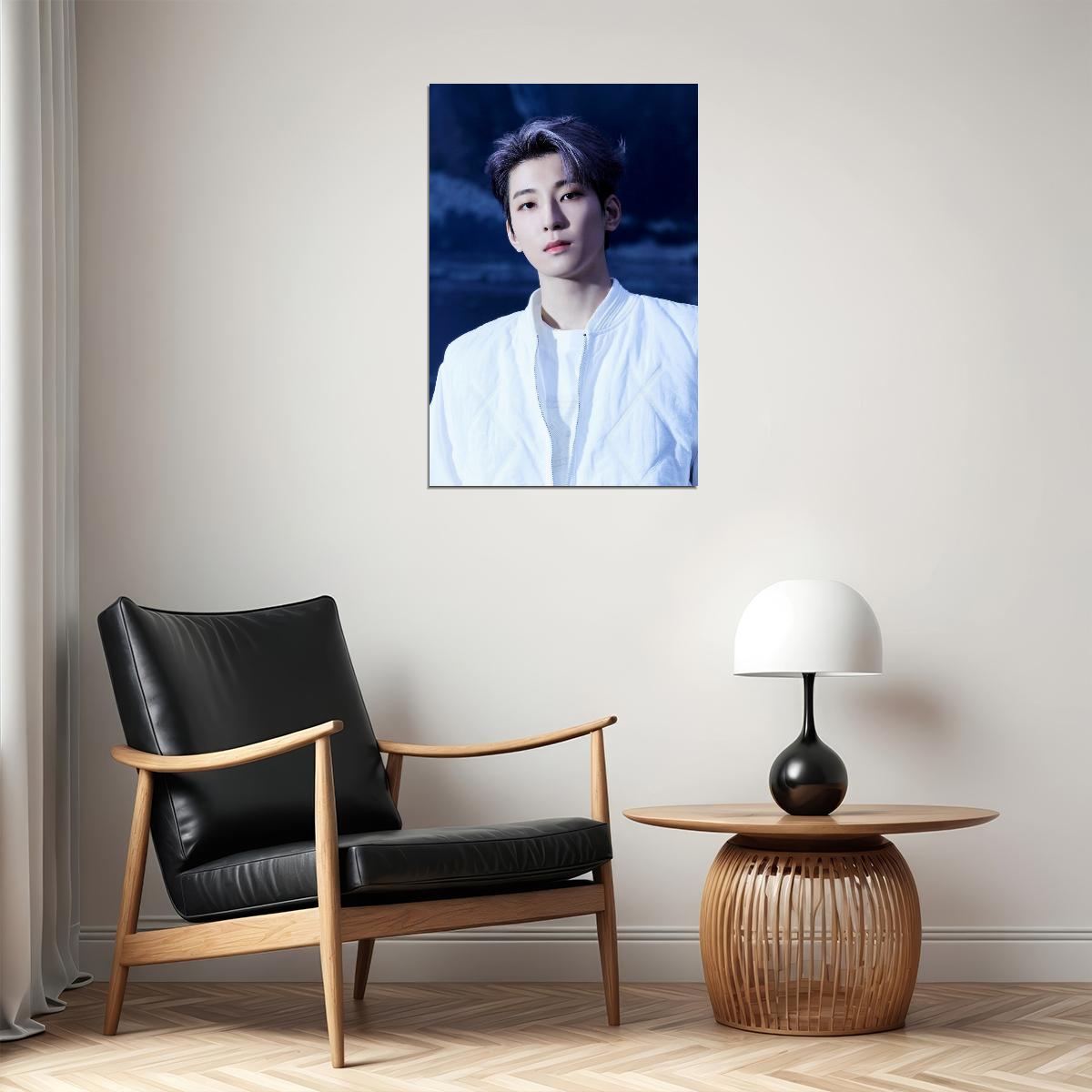 WONWOO Seventeen SECTOR 17 Concept Photo Music Poster KPop Aesthetic Kpop Male Boys Group Boy Band Trendy Photocard Style for Kpop Fans