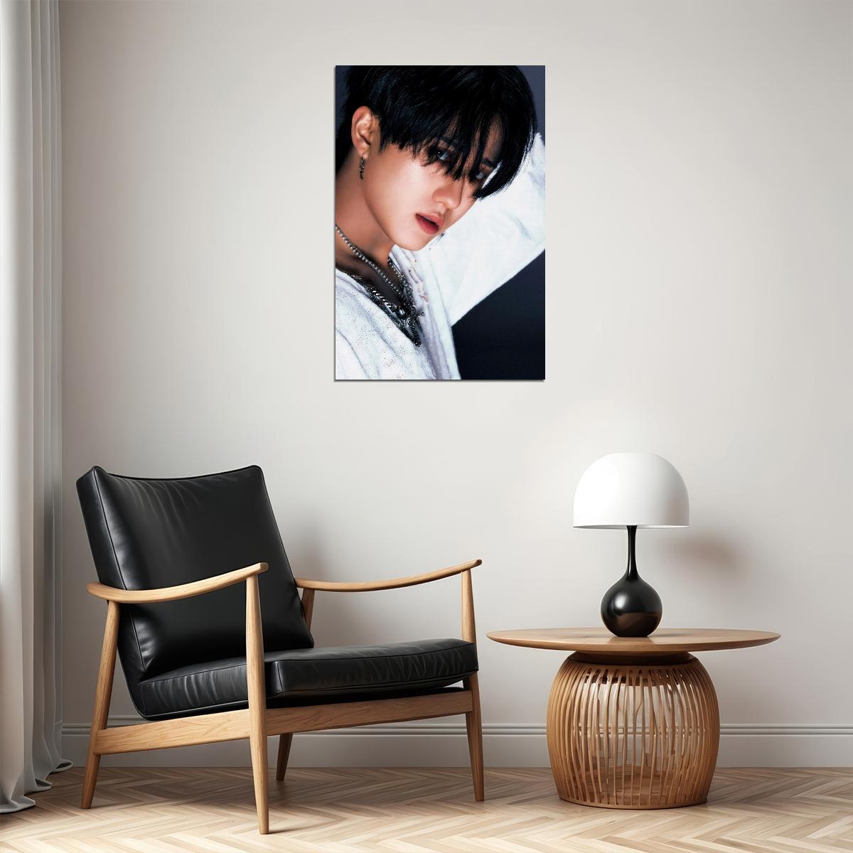 Stray Kids SKZ Changbin ROCKSTAR Concept Photo Music Poster Korean Idol Grunge Fashion Kpop Photocard Style Print Trendy Boy Band Wall Art Retro Rockstar Aesthetic