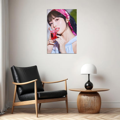 TWICE Momo Taste of Love Album Teaser Photo Kpop Poster Summer Wall Art Bar Decor Cafe Print Kpop Female Girl Group Korean Fashion Idol