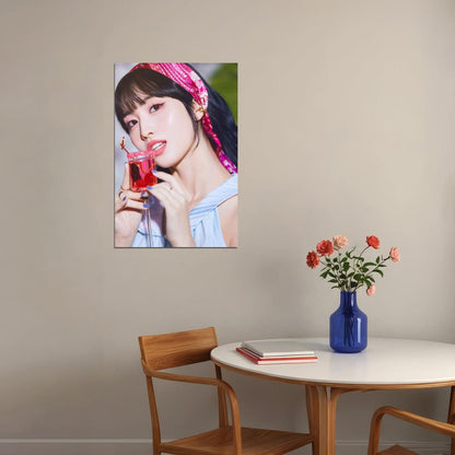 TWICE Momo Taste of Love Album Teaser Photo Kpop Poster Summer Wall Art Bar Decor Cafe Print Kpop Female Girl Group Korean Fashion Idol