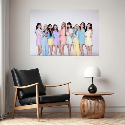 TWICE Formula Of Love Music Poster K-Pop Aesthetic Kpop Female Girl Group Korean Idol Wall Art Print