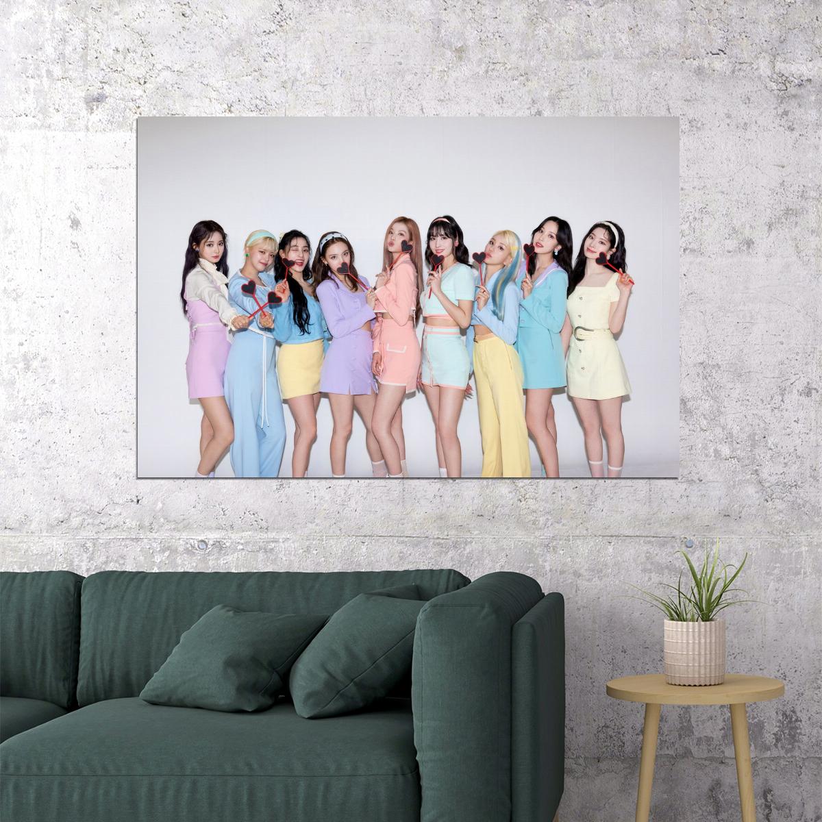 TWICE Formula Of Love Music Poster K-Pop Aesthetic Kpop Female Girl Group Korean Idol Wall Art Print