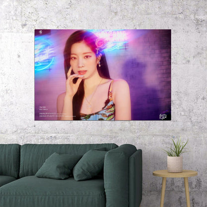 TWICE Dahyun Taste of Love Album Teaser Fallen Photo Kpop Poster Home Bar Wall Art Kpop Female Girl Group Korean Fashion Idol Bar Decor Cafe Print