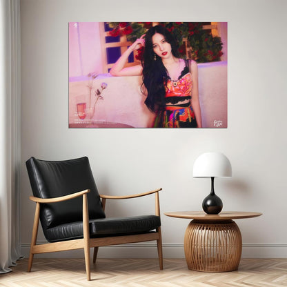 TWICE Mina Taste of Love Album Teaser Fallen Photo Kpop Poster Home Bar Wall Art Kpop Female Girl Group Korean Fashion Idol Bar Decor Cafe Print