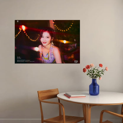 TWICE Sana Taste of Love Album Teaser Fallen Photo Kpop Poster Home Bar Wall Art Kpop Female Girl Group Korean Fashion Idol Bar Decor Cafe Print