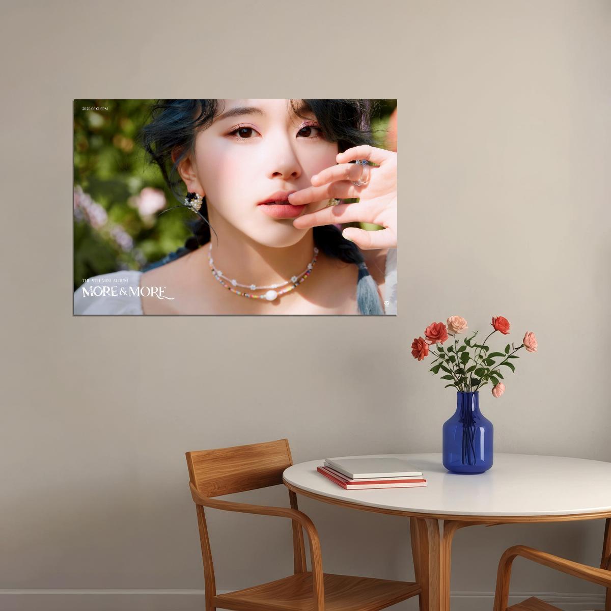 TWICE Chaeyoung MORE & MORE Album Concept Photo Poster Summer Wall Art Spring Garden Print Coquette Aesthetic Decor Female Girl Group Korean Fashion Idol