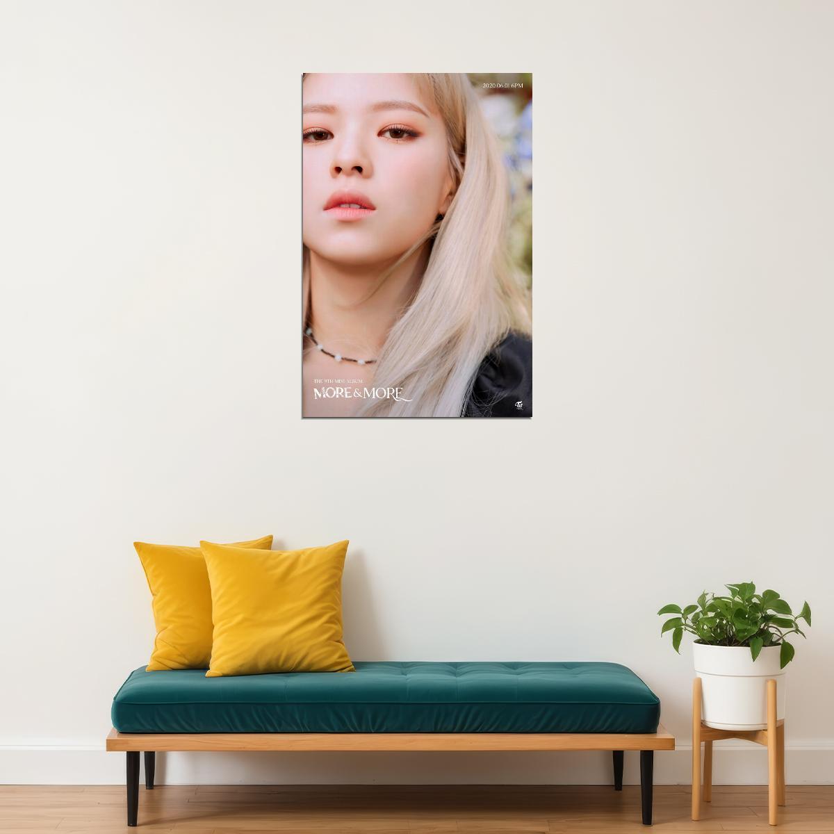 TWICE Jeongyeon MORE & MORE Album Concept Photo Summer Kpop Wall Art Spring Garden Print Coquette Aesthetic Decor Female Girl Group Korean Fashion Idol