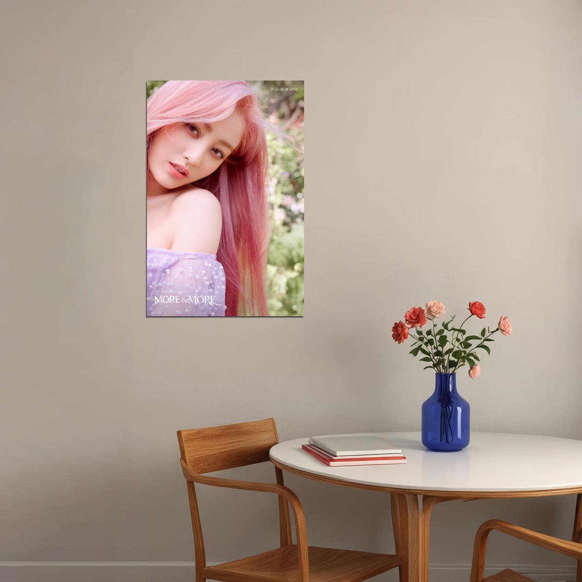 TWICE Jihyo MORE & MORE Album Concept Photo Poster Summer Wall Art Spring Garden Print Coquette Aesthetic Decor Female Girl Group Korean Fashion Idol