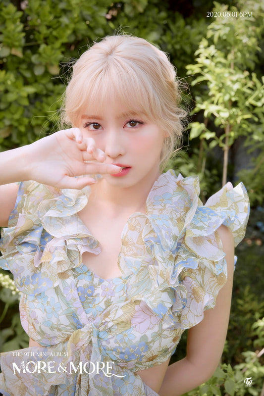 TWICE Momo MORE & MORE Album Concept Photo Poster Summer Wall Art Spring Garden Print Coquette Aesthetic Decor Female Girl Group Korean Fashion Idol