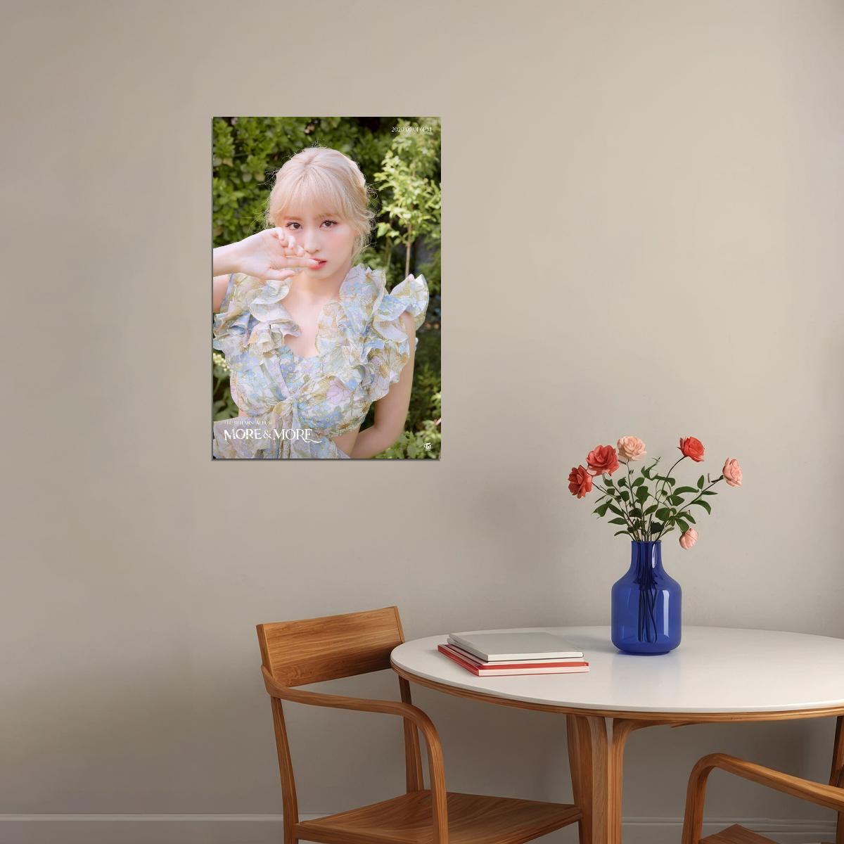 TWICE Momo MORE & MORE Album Concept Photo Poster Summer Wall Art Spring Garden Print Coquette Aesthetic Decor Female Girl Group Korean Fashion Idol