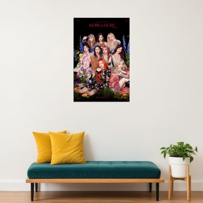 TWICE MORE & MORE Album Concept Group Photo Summer Kpop Wall Art Spring Garden Print Coquette Aesthetic Decor