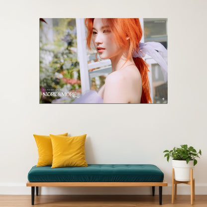 TWICE Sana MORE & MORE Album Concept Photo Poster Summer Wall Art Spring Garden Print Coquette Aesthetic Decor Female Girl Group Korean Fashion Idol