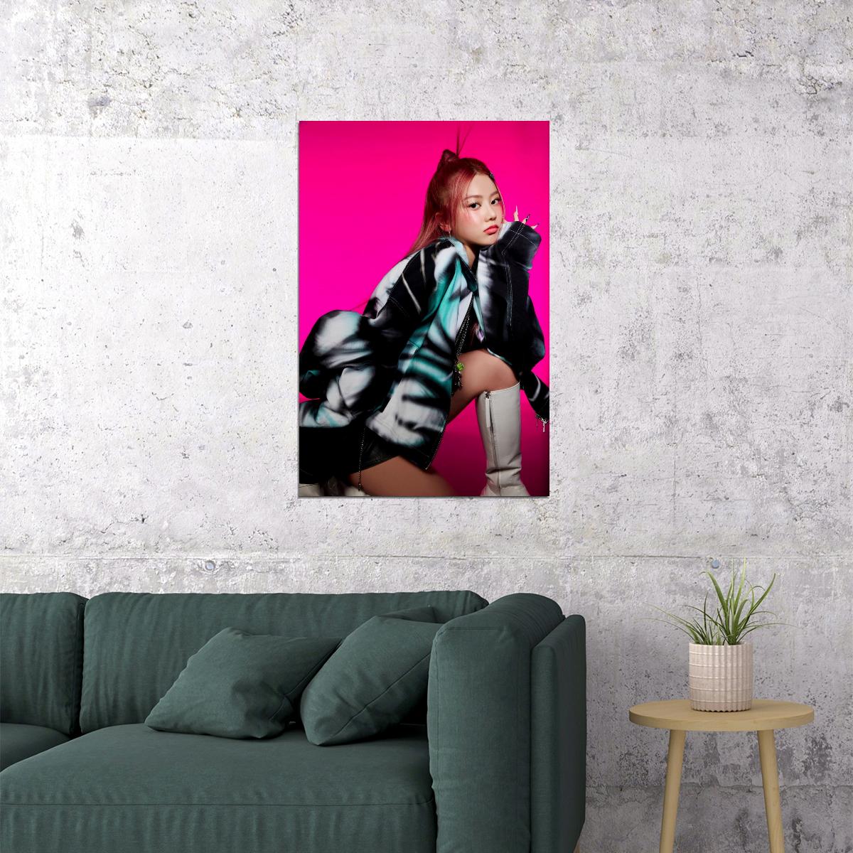 XG Hinata SHOOTING STAR Photo K-pop Music Poster Y2K Neo Futurism Aesthetic Female Cyber Kpop Idol Fashion Print Trendy Kpop Girl Group Wall Art