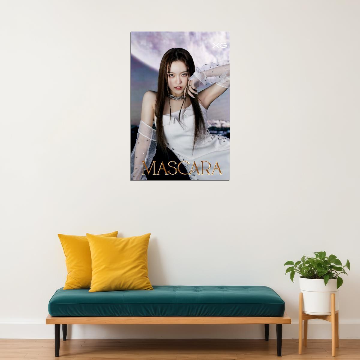 XG Chisa MASCARA Concept Photo Music Poster K-Pop Aesthetic Japanese Female Girl Group Korean Fashion Idol Wall Art Print