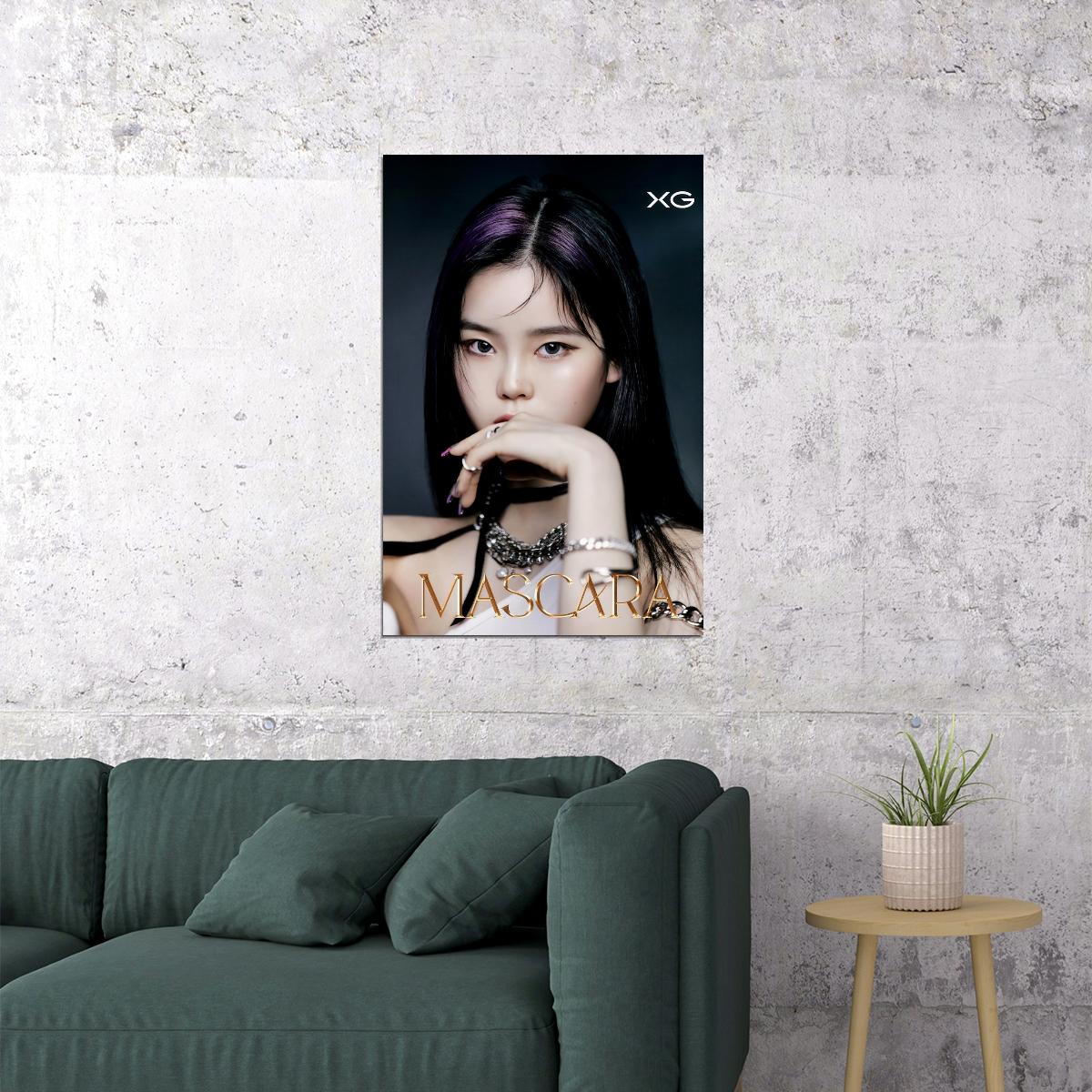 XG Cocona MASCARA Concept Photo Music Poster K-Pop Aesthetic Japanese Female Girl Group Korean Fashion Idol Wall Art Print