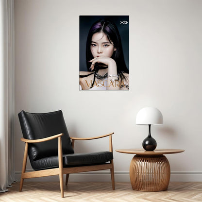 XG Cocona MASCARA Concept Photo Music Poster K-Pop Aesthetic Japanese Female Girl Group Korean Fashion Idol Wall Art Print