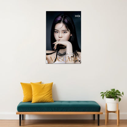 XG Cocona MASCARA Concept Photo Music Poster K-Pop Aesthetic Japanese Female Girl Group Korean Fashion Idol Wall Art Print