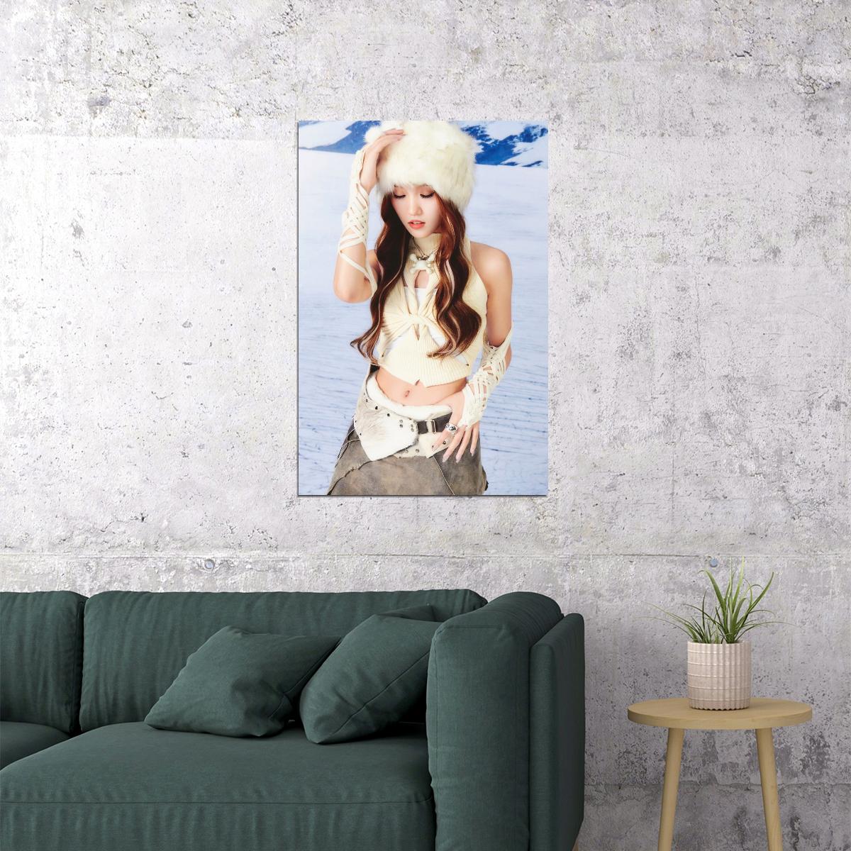 XG Chisa WINTER WITHOUT YOU Teaser Photo Music Poster K-Pop Aesthetic Japanese Female Girl Group Korean Fashion Idol Wall Art Print