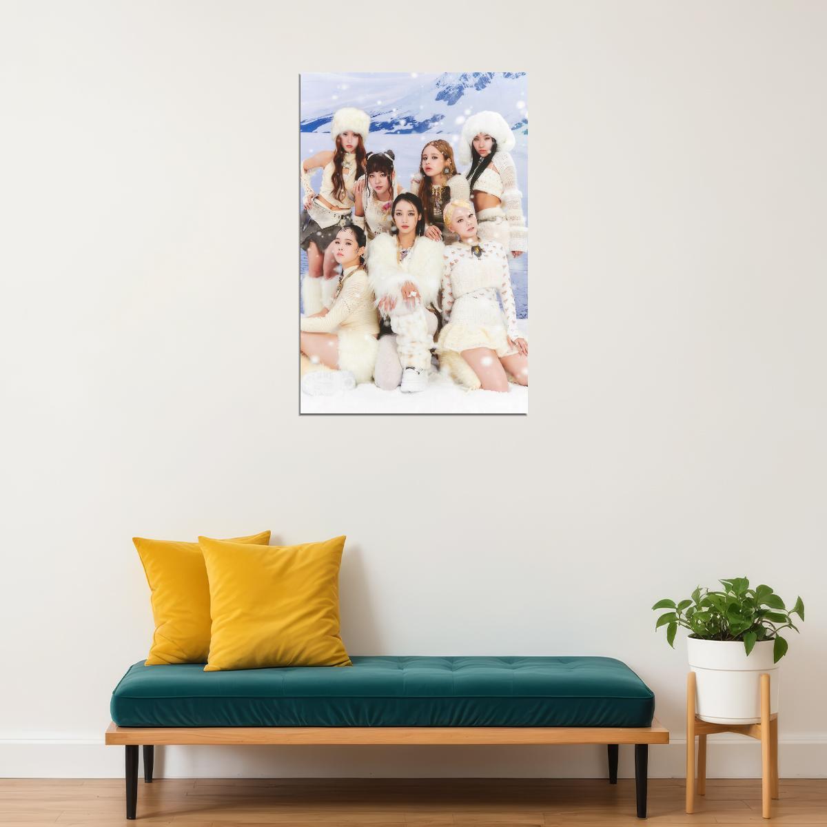 XG Group WINTER WITHOUT YOU Teaser Photo Music Poster K-Pop Aesthetic Japanese Female Girl Group Korean Fashion Idol Wall Art Print