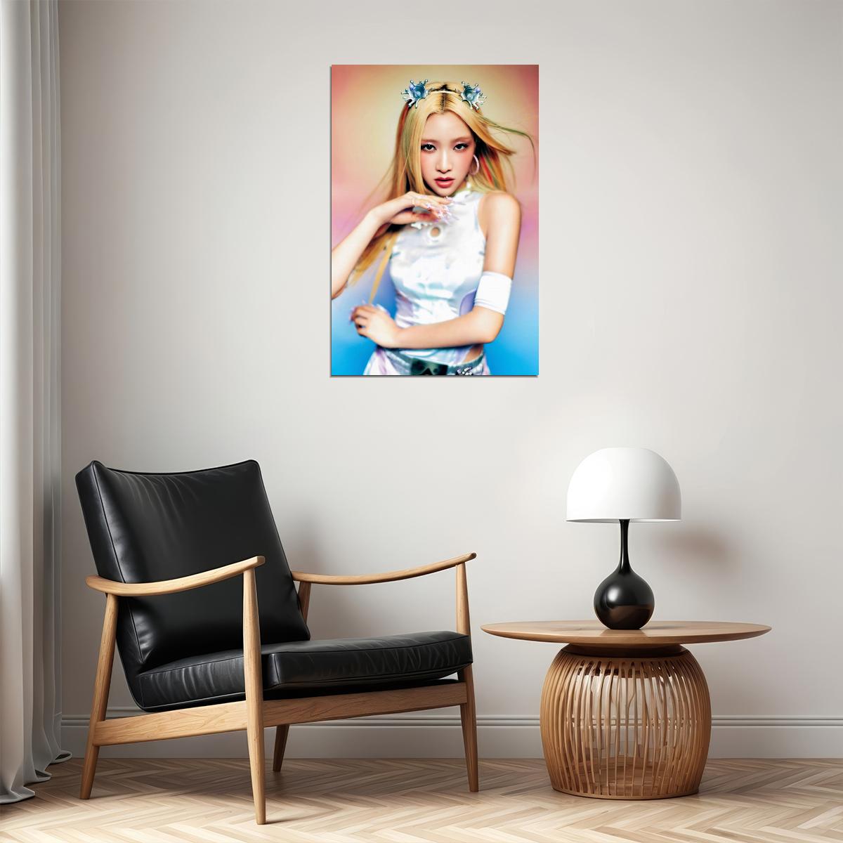 XG Maya IYKYK Concept Photo K-pop Music Poster Y2K Neo Futurism Aesthetic Female Cyber Kpop Idol Fashion Print Trendy Kpop Girl Group Wall Art