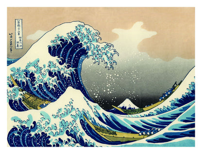 The Great Wave Off Kanagawa Art Poster Japanese Print Wall Decor Traditional Art Wall Print Japanese Art Japanese Aesthetics