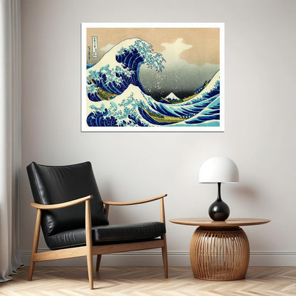 The Great Wave Off Kanagawa Art Poster Japanese Print Wall Decor Traditional Art Wall Print Japanese Art Japanese Aesthetics