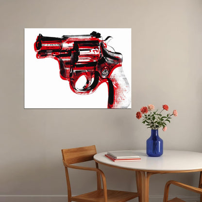 Louis Vuitton Revolver Art Poster Bold Luxury Wall Decor Designer Modern Artistic Iconic Office Wall Art Print