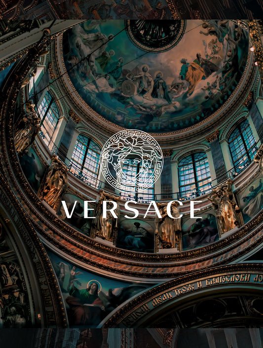 Versace Dome Art Poster Luxury Wall Decor Architectural Design Modern Style Designer Artistic Office Wall Art Print