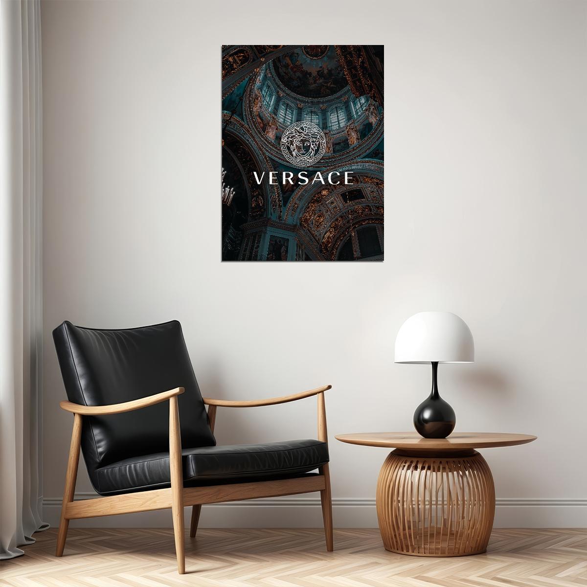 Versace Marble Art Poster Luxury Designer Wall Decor Iconic Style Modern Artistic Unique Office Wall Art Print