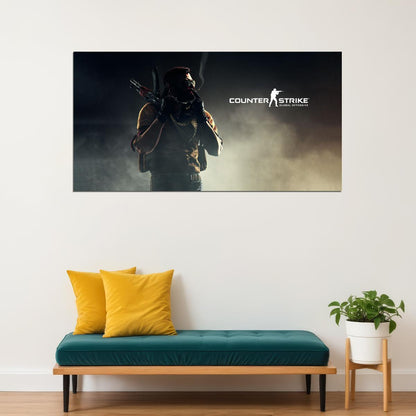 Counter-Strike Tactical Video Game Poster Shooter Wall Decor FPS Gaming Art Multiplayer Gaming Room Wall Print