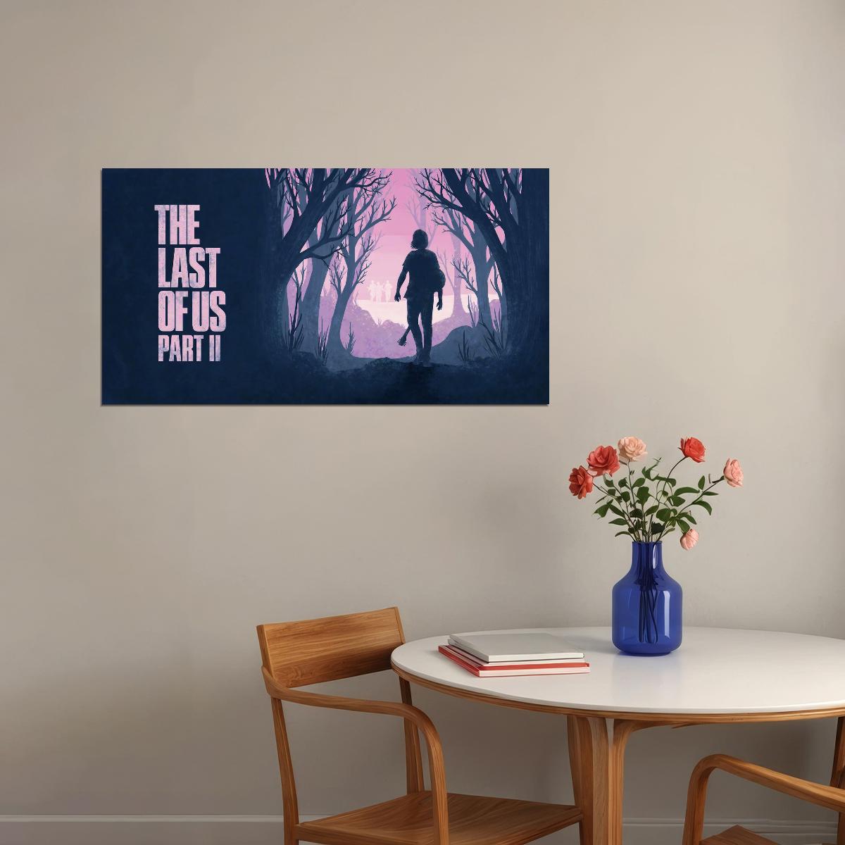 The Last of Us Part II Video Game Poster Survival Adventure Wall Decor Post-Apocalyptic Action Gaming Wall Print