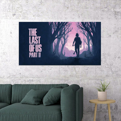 The Last of Us Part II Video Game Poster Survival Adventure Wall Decor Post-Apocalyptic Action Gaming Wall Print