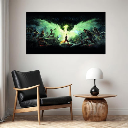 Left 4 Dead Video Game Poster Zombie Survival Action Wall Decor Multiplayer FPS Gaming Artwork Wall Print