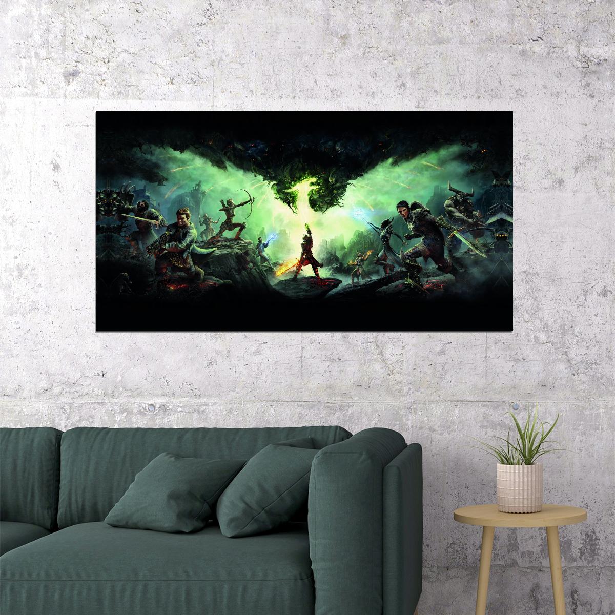 Left 4 Dead Video Game Poster Zombie Survival Action Wall Decor Multiplayer FPS Gaming Artwork Wall Print