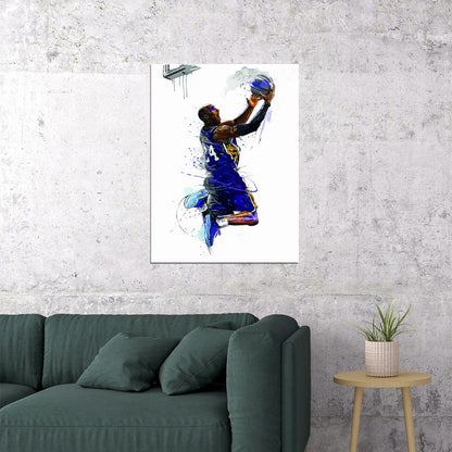 Kobe Bryant Dunk Art Poster Basketball Legend Wall Decor Iconic Sports Artwork Modern Style Wall Print